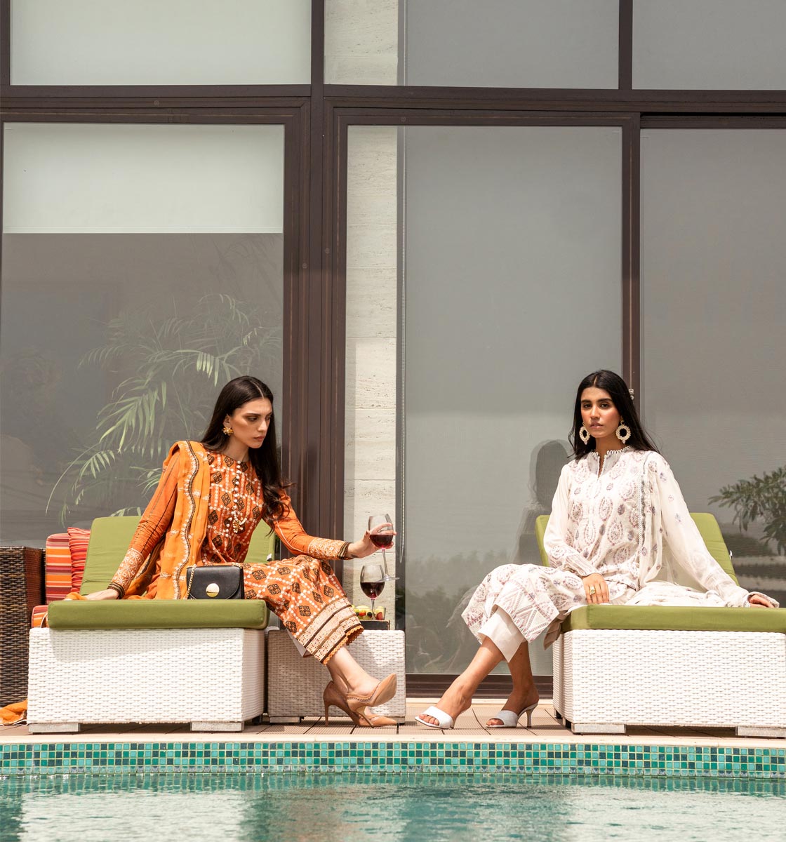 Raqs by Aik Atelier Embroidered Lawn Suits Unstitched 3 Piece AIK25RQ D-05 - Summer Collection