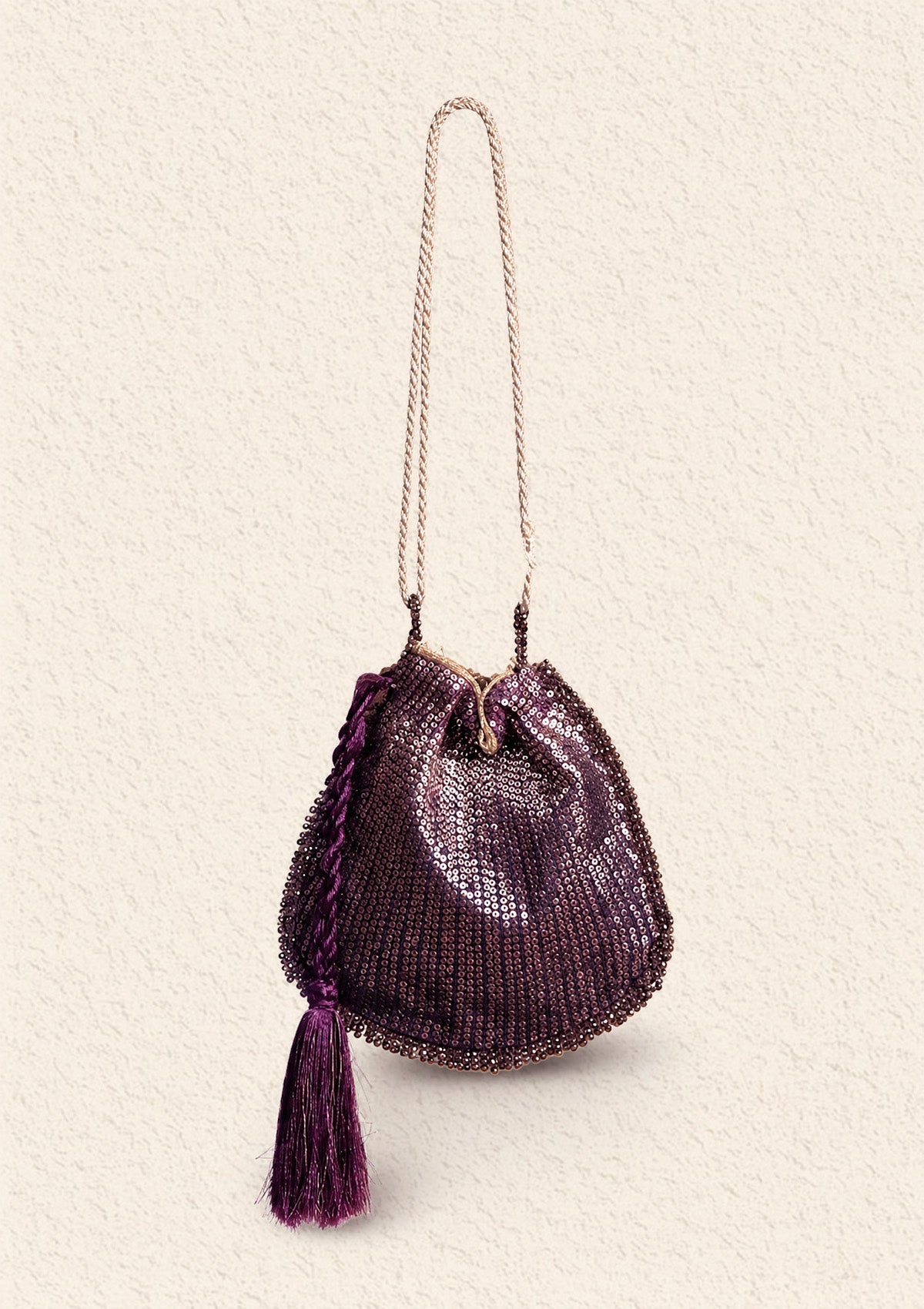 Potli - Purple Silk MAB25