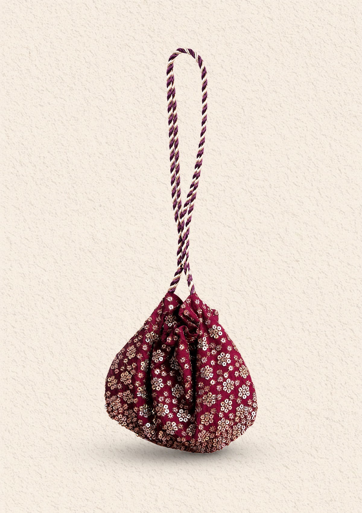 Potli - Magenta Sequin MAB25
