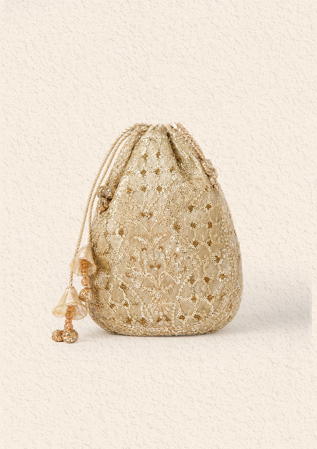 Potli - Light Gold Tissue WDB24
