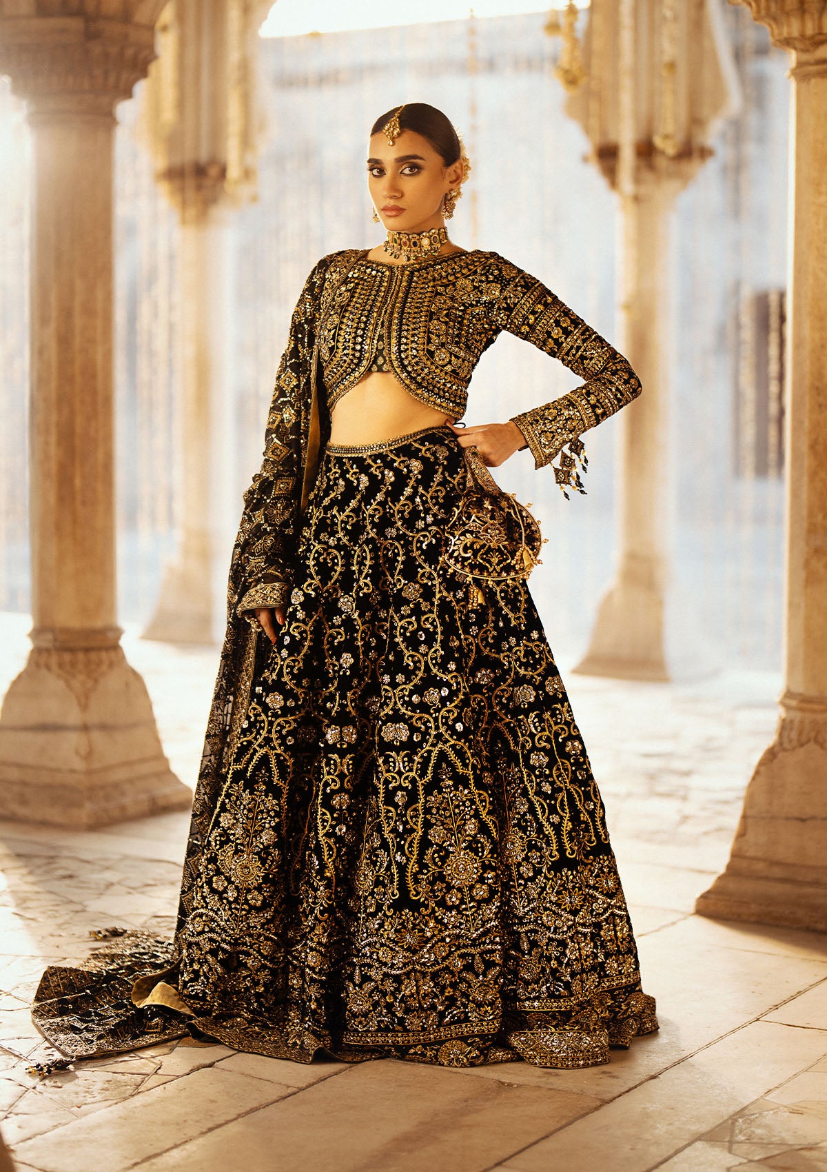 aik atelier black dress Wedding Festive