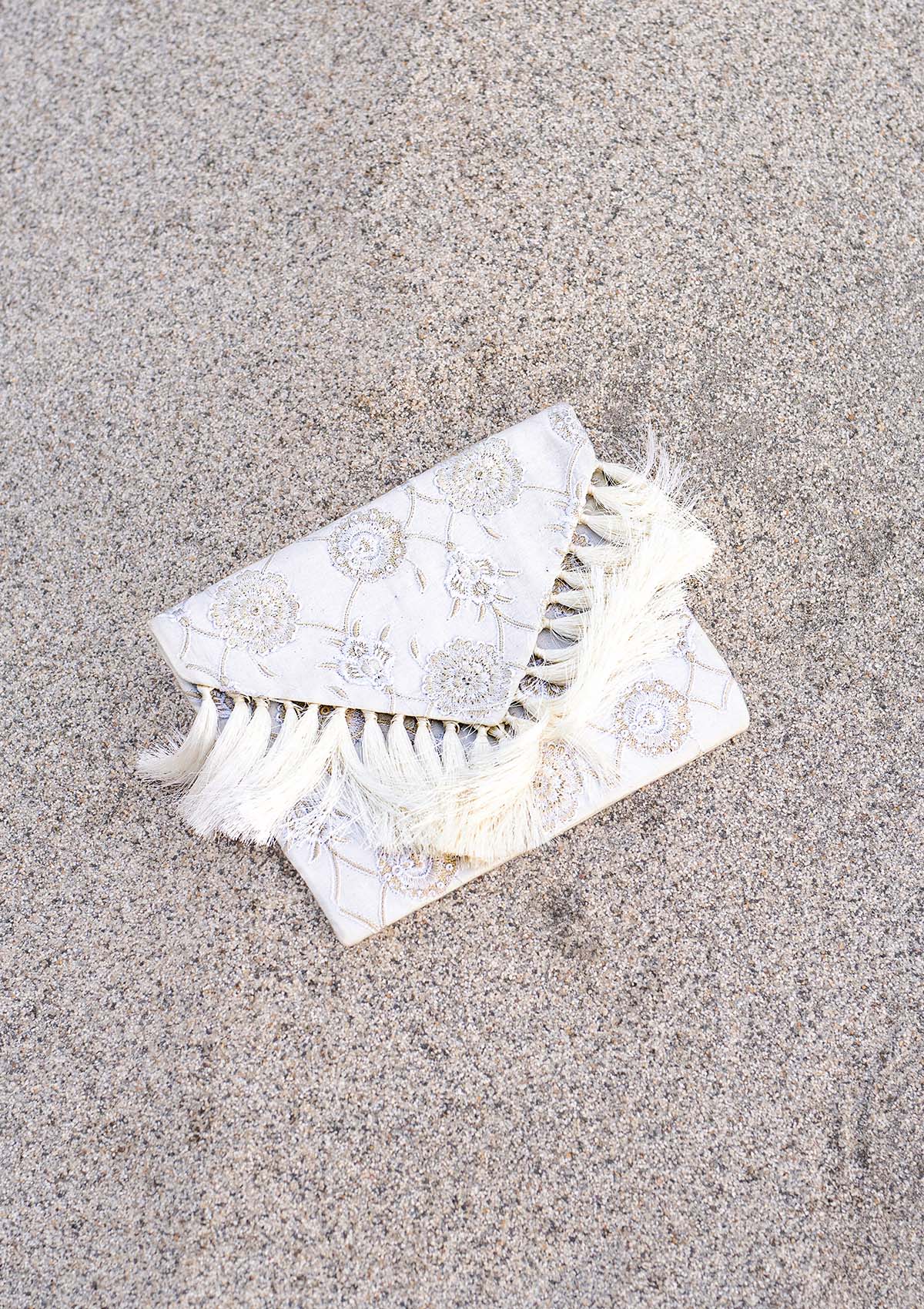 LAWN '25 - VOL. 1 - IVORY SILK ENVELOPE BAG