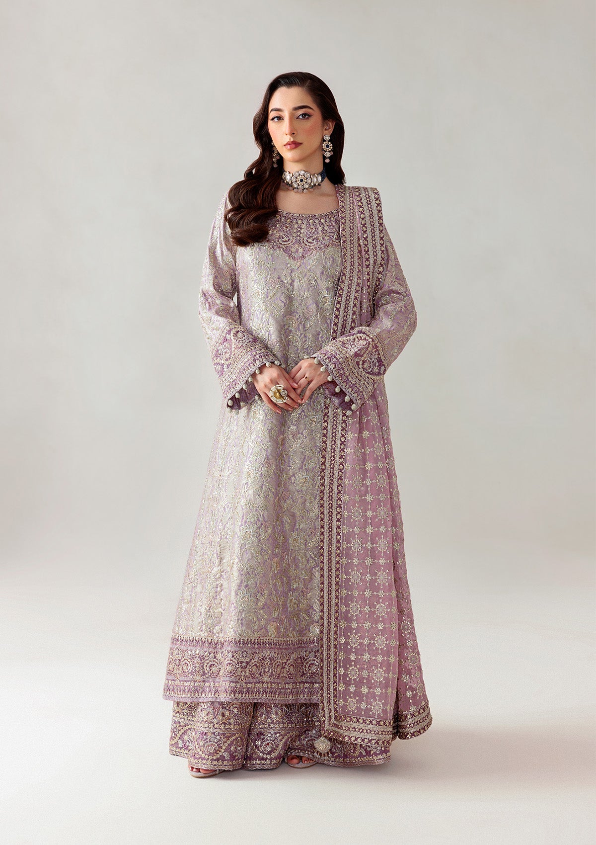 Raqs by Aik Atelier Embroidered Lawn Suits Unstitched 3 Piece AIK25RQ D-10 - Summer Collection
