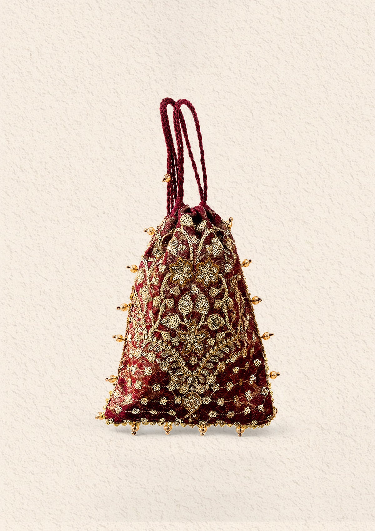 Potli - Maroon Jamawaar WDB24