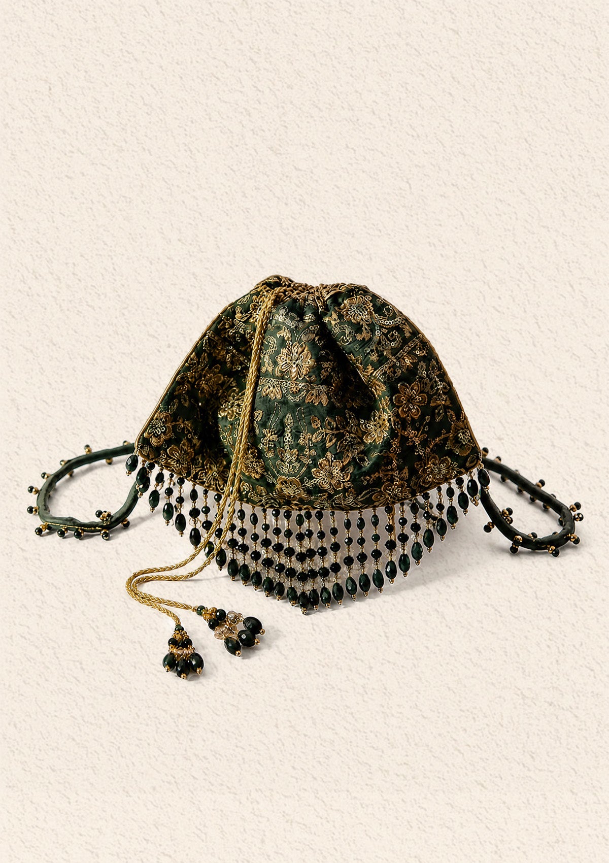 Potli - Green Silk WDA25