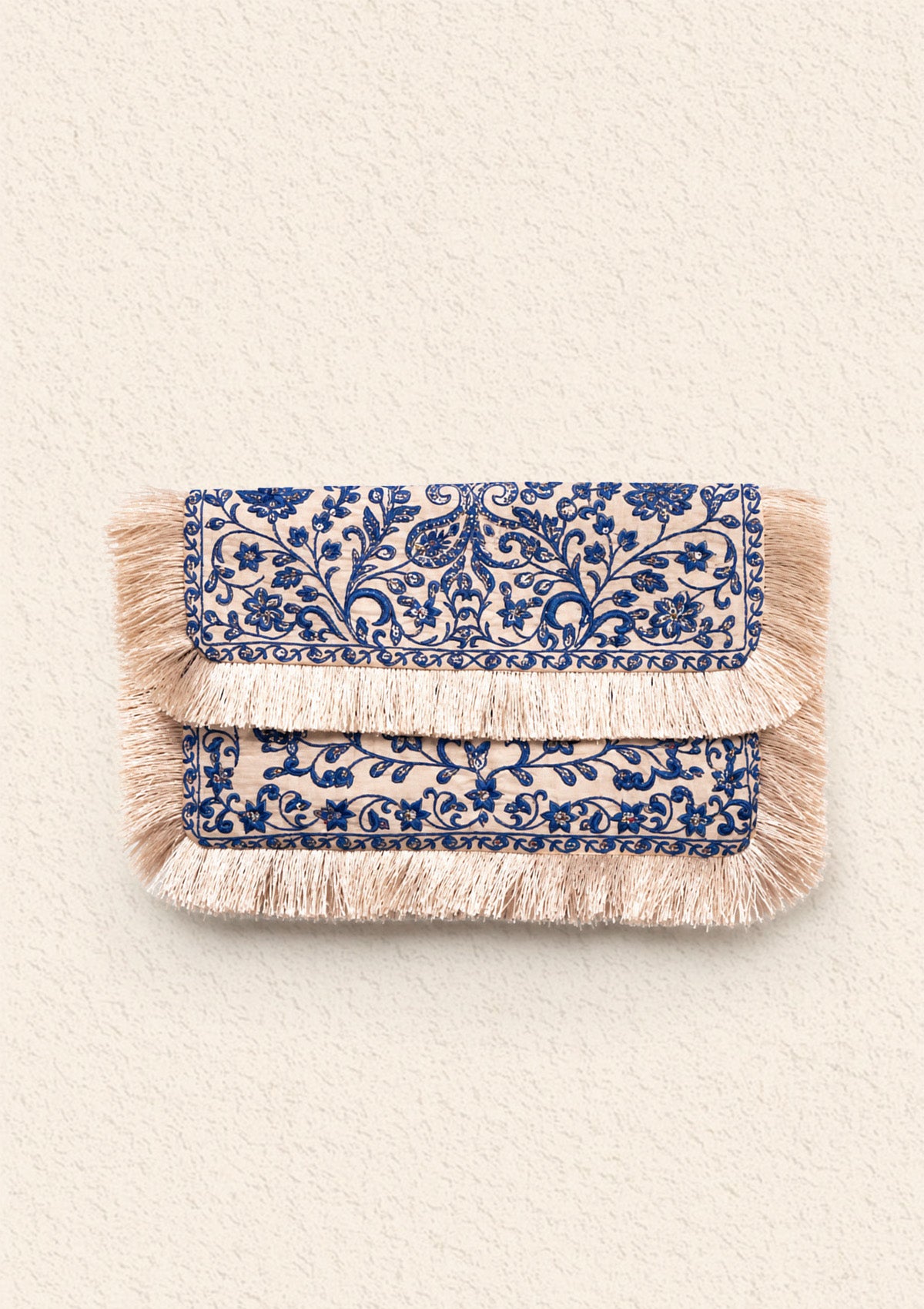 Bag - Ivory Embroidered MAB25