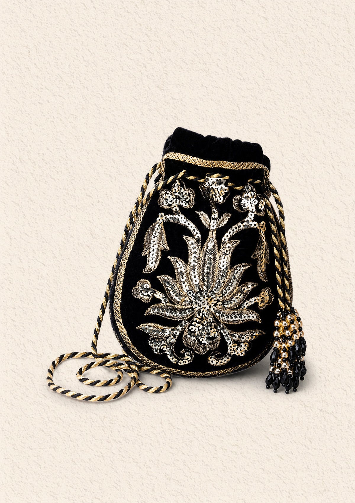 Potli - Black Velvet WDB25