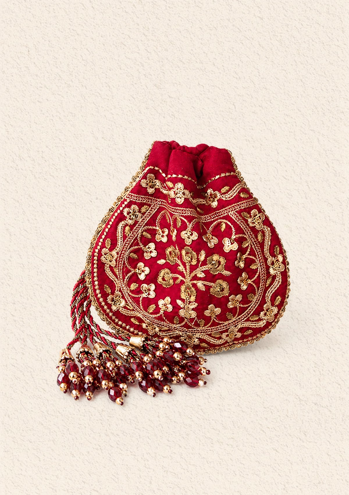 Potli - Red Silk WDB25