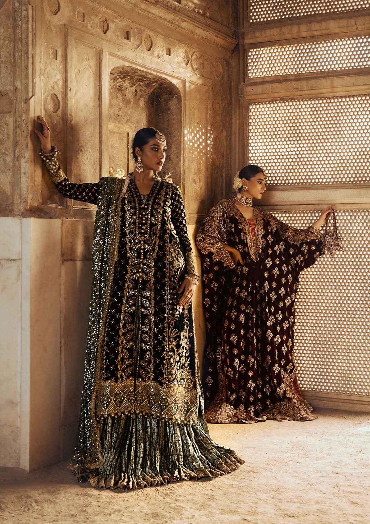 Dastoor by Aik Atelier Embroidered Velvet Suit Unstitched 3 Piece AIK24DV D-06 - Formals Collection