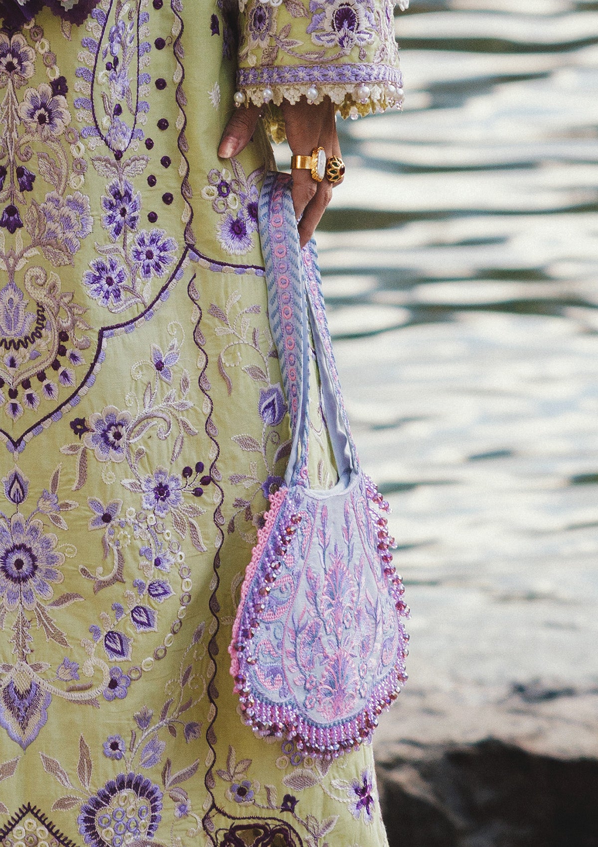 LAWN '26 - VOL. 1 - LIGHT BLUE SILK BAG