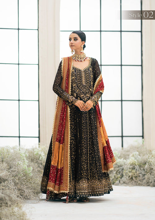 Crimson Aik Jhalak Wedding Collection Hand Work 3piece Unstitched main image 0