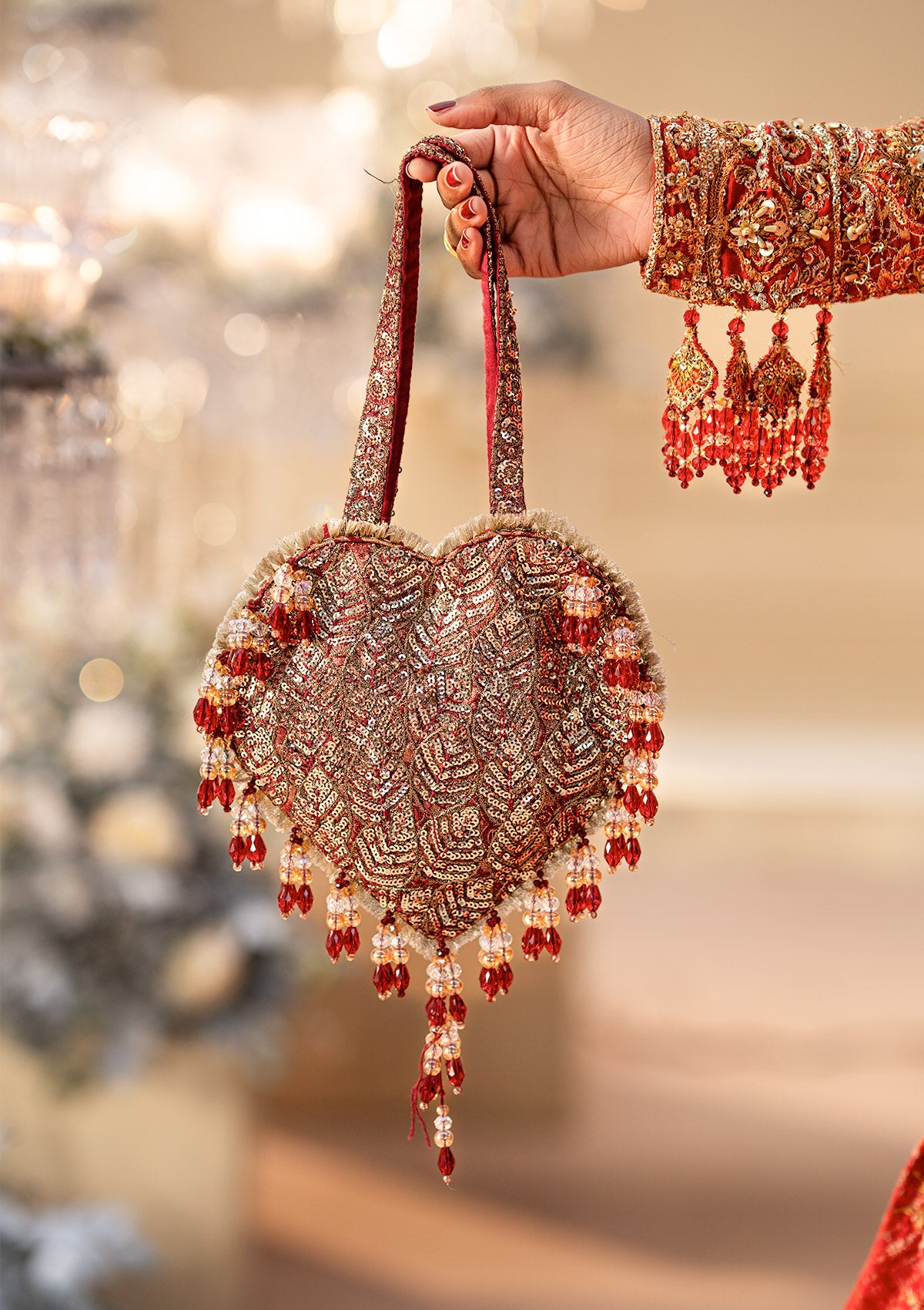 WEDDING FESTIVE '25 - VOL .1 - MAROON JAMAWAR POTLI